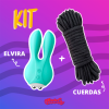 Kit sadomasoquista para parejas aventureras que buscan experiencias bondage con electrofilia